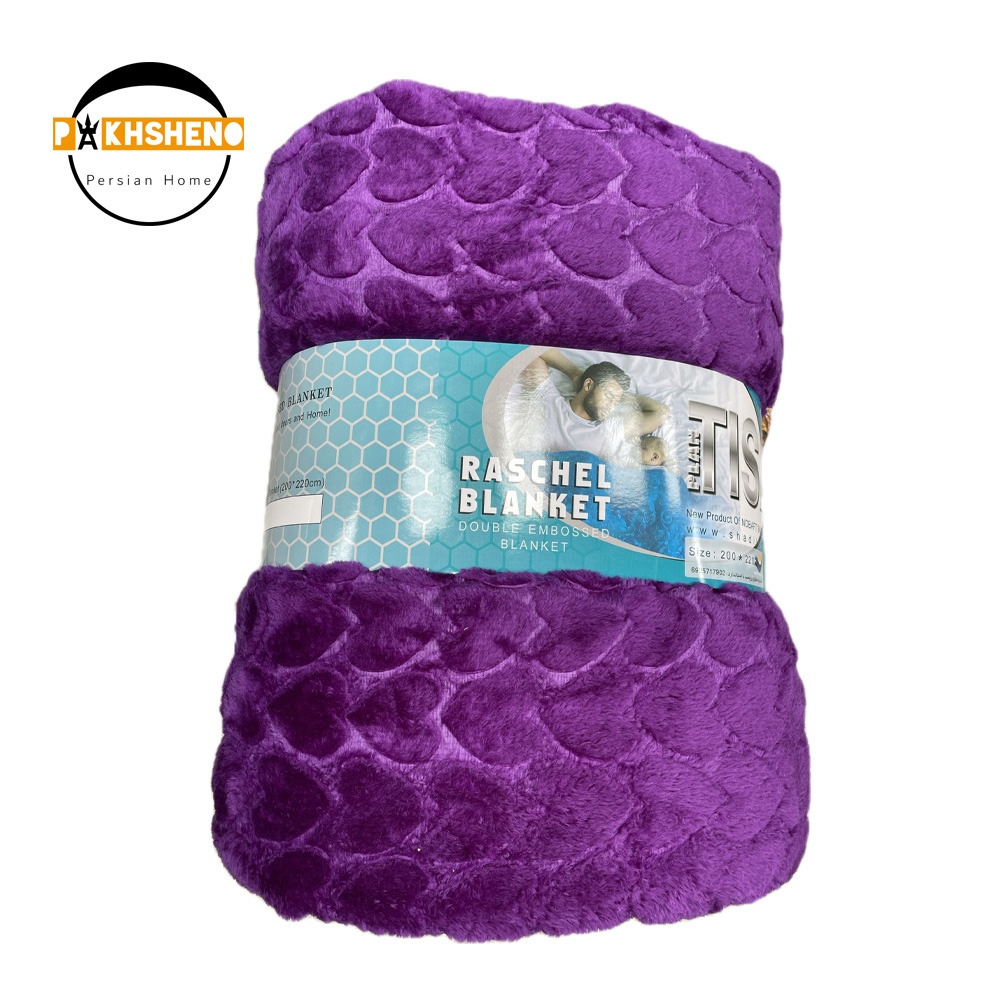 پتوی طرح قلبی